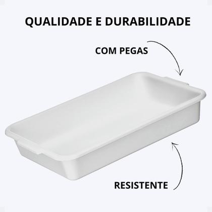 Imagem de Kit c/4 unid Caixas Organizadora Topa Tudo 4 l Conjunto