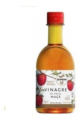 Imagem de Kit c/4 Vinagre De Maçã 400ml Almaromi 4% Acidez