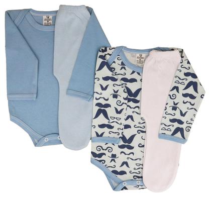 Imagem de Kit C/42 Roupa De Bebe Peças Enxoval Maternidade Body E Mijão