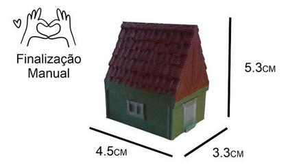 Imagem de Kit C/ 5 Casinha Casa Miniatura Mini Mundo Jardim Terrario