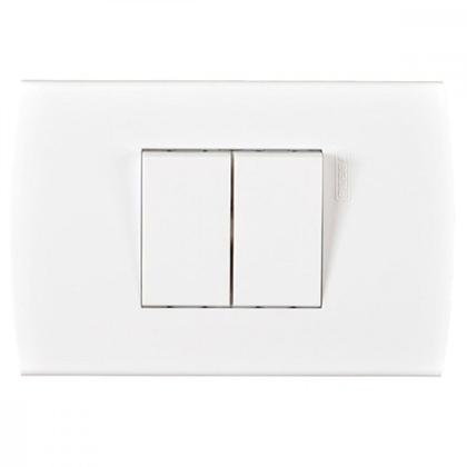 Imagem de Kit C/5 - Conjunto Peesa Alfa 1505C 1 Interruptor Simp.1 ...