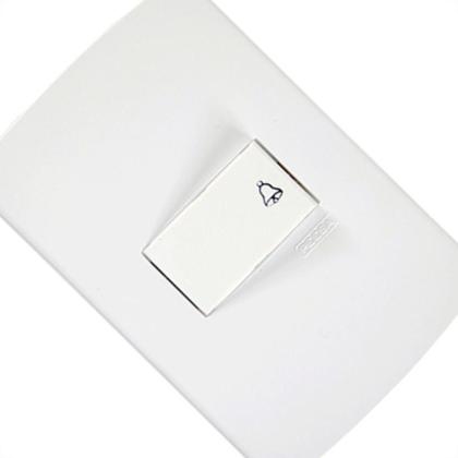 Imagem de Kit C/5 - Conjunto Peesa Alfa 1512 1 Interruptor Camp.Branco