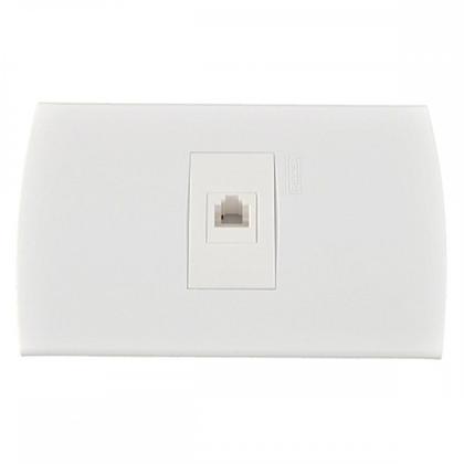 Imagem de Kit C/5 - Conjunto Peesa Alfa 1516 Tomada(s) Tel Rj11(Jac...