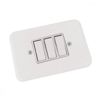 Imagem de Kit C/5 - Conjunto Radial Pollar 1901008 3 interruptores ...