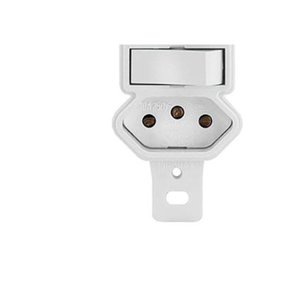 Imagem de Kit C/5 - Conjunto Radial Pollar 1901130 2Pp 1Tomada 10A S/P