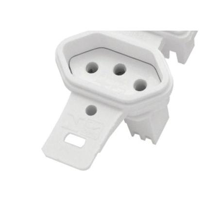 Imagem de Kit C/5 - Conjunto Radial Pollar 1901137 1S 1Tomada 10A S/P