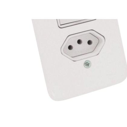 Imagem de Kit C/5 - Conjunto Radial Pollar 1901218 1S 1Tomada 20A