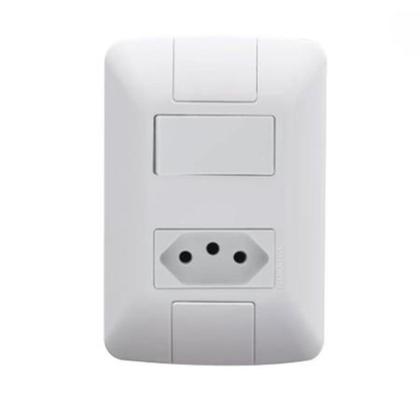 Imagem de Kit c/ 5 int paralelo + tomada 20a c/ placa 4 x 2 aria tramontina