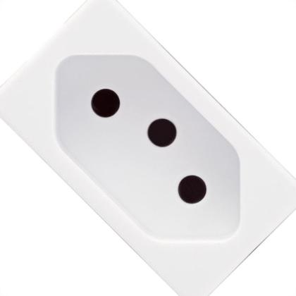 Imagem de Kit C/5 - Modulo Soprano Ilus (Tomada 10A Branca) 5Ub99005