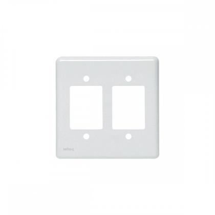 Imagem de Kit C/5 - Placa Perlex Branca 4X4 (3 Saida+3 Saida) 23Pl33