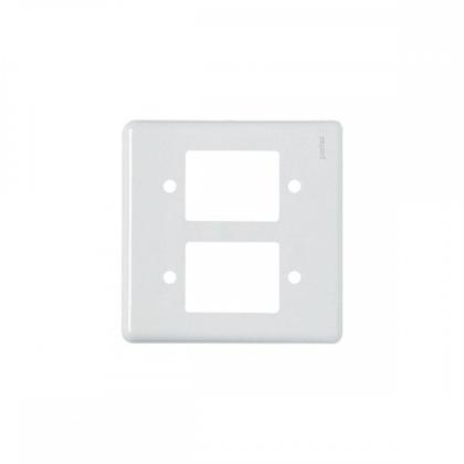 Imagem de Kit C/5 - Placa Perlex Branca 4X4 (3 Saida+3 Saida) 23Pl33