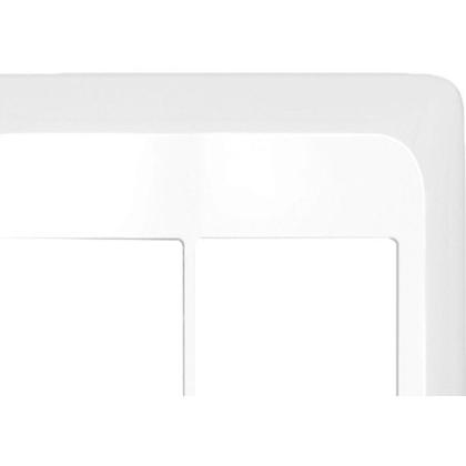 Imagem de Kit C/5 - Placa Pial Pop Branca 4X4 - 2 Modulos+2 Modulos...