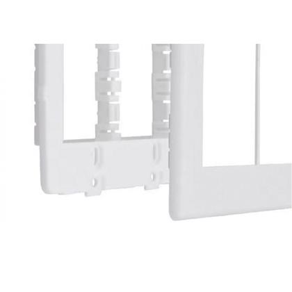 Imagem de Kit C/5 - Placa Steck Linha Stella Branca 4X4 - 3 Modulos...