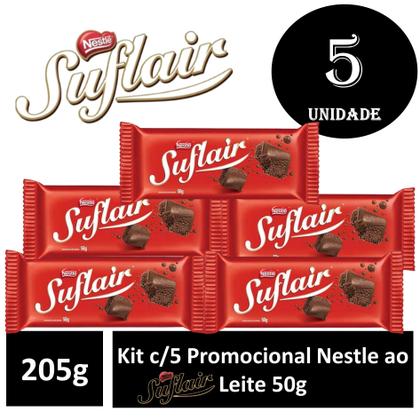 Imagem de Kit c/5 Promocional Nestle Suflair 50g