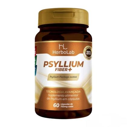 Imagem de KIT C/5 Psyllium Fiber Pro Premium 60 cáps 700mg - Herbolab