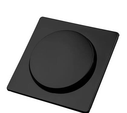 Imagem de Kit C/5 Ralo Inox Para Piso Click 10x10 Cm Preto Fosco