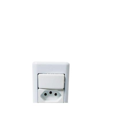 Imagem de Kit C/5 - Sistema Perlex Branca (1 Simples+Tomada 20A) 30...