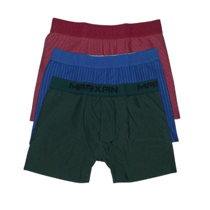 Imagem de Kit c/5 und Cueca Boxer microfibra listrada adulto Marxan