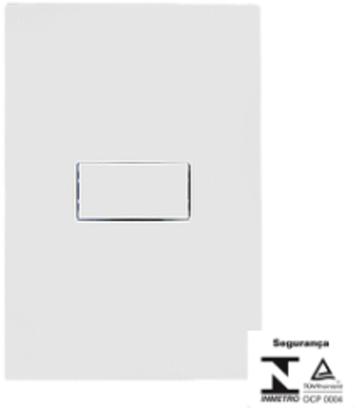 Imagem de Kit c/5 unidades interruptor tecla simples linha i9