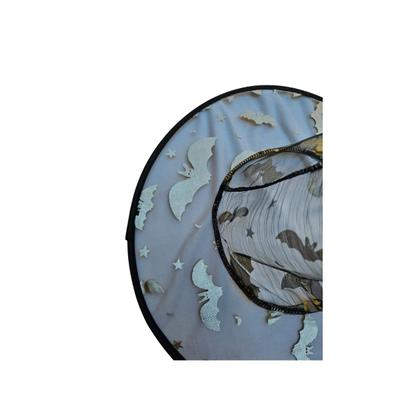 Imagem de kit c/50 Chapéu bruxa tule sortido dupla face Halloween