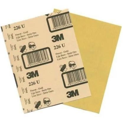 Imagem de Kit C/ 50 Lixa Seco 326U Ouro Grão 320 HC000622106 3M