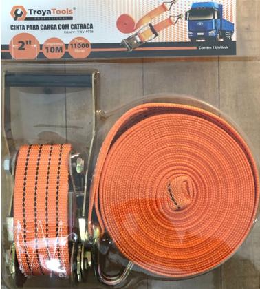 Imagem de Kit C/ 5cinta Catraca 5 Ton 50mm 10metro Caminhão Amarração