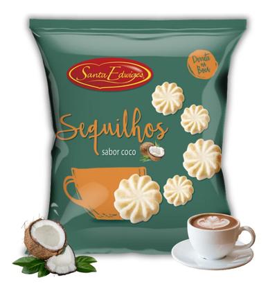 Imagem de Kit c/ 6 Biscoito Sequilho Coco Santa Edwiges Pacote 100g