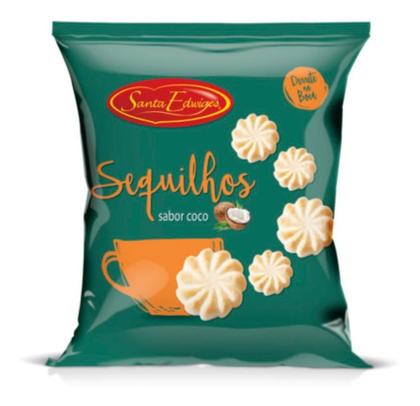 Imagem de Kit c/ 6 Biscoito Sequilho Coco Santa Edwiges Pacote 100g