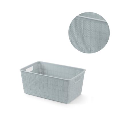 Imagem de Kit c/ 6 Cestos Organizadores Rattan S/ Tampa Multiuso 4 lts