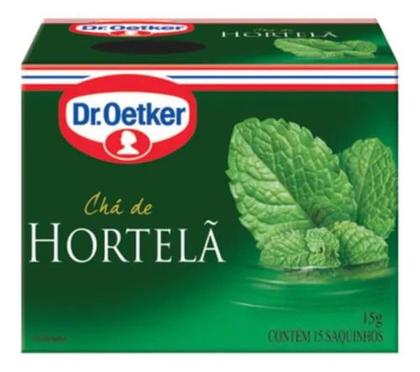 Imagem de Kit c/ 6 Chá de Hortelã 15 sachês cada - Dr. Oetker 