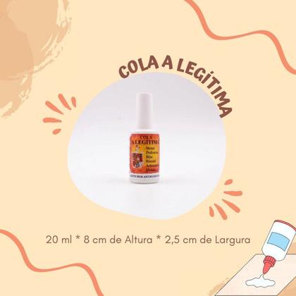 Imagem de Kit C/ 6 Colas A Legítima Bijuterias Strass Artesanatos 20 ml