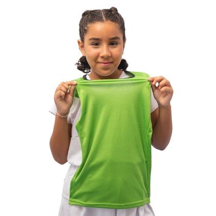 Imagem de Kit C/6 Coletes Infantil de Futebol Treino Jogo Simples 1 Fit