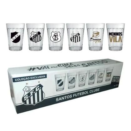 Imagem de Kit c/6 Copo Americano do Santos 190 ml