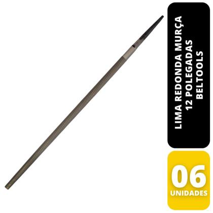 Imagem de Kit C/ 6 Lima Redonda Murça 12 Pol Beltools