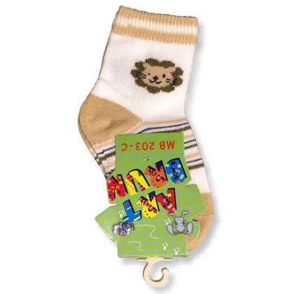 Imagem de Kit c/ 6 Meia Antiderrapante Bebê Menino Artbrun