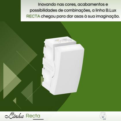 Imagem de Kit C/ 6 Modulos Recta Santin Interruptor Paralelo - B.Lux