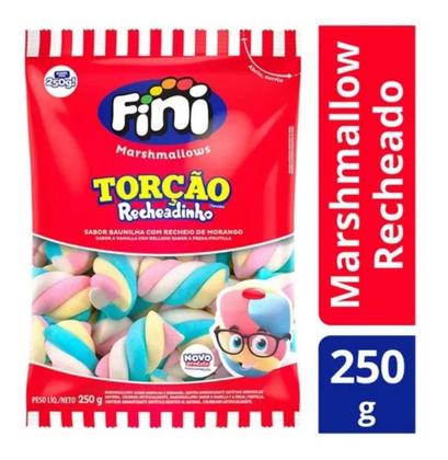 Imagem de Kit c/ 6 Pacote Marshmallow Torcao Fini 250g torcao recheado