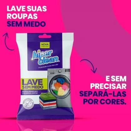 Imagem de Kit C/6 Pct 120 Lenços Lave Sem Medo Anti Mancha Hiperclean