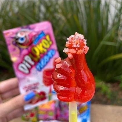 Imagem de Kit c/ 6 Pirulito Dip Loko Po Explode Na Boca 11g Frutas