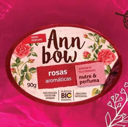 Imagem de Kit c/ 6 Sabonete Barra Glicerinado Rosas Ann Bow 90g