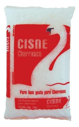 Imagem de Kit c/ 6 Sal Grosso para Churrasco Cisne 1 kg