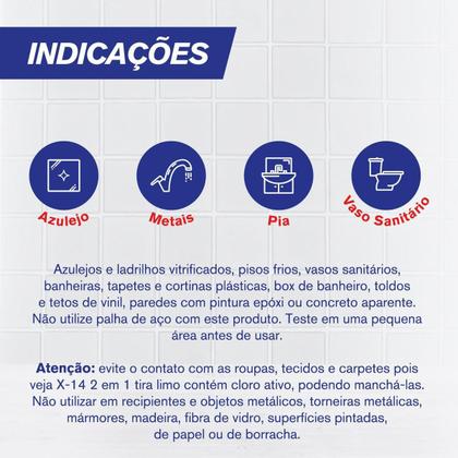 Imagem de Kit c/ 6 Spray Tira Limo Veja Banheiro X14 500ml