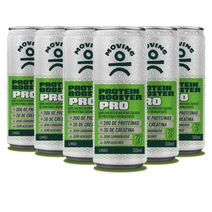 Imagem de Kit c/ 6und Bebida Protein Booster MOVING Pro Limão 310ml