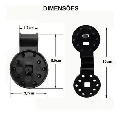 Imagem de Kit c 75pcs Prendedor de Lona Agroclip para Sombrite Plastico