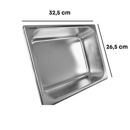 Imagem de Kit C/ 8 Cubas Gn Gastronômicas Rechaud Buffet Inox 1/2x100