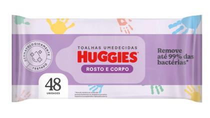 Imagem de Kit c/ 96 Lenços Umedecidos Huggies Rosto e Corpo