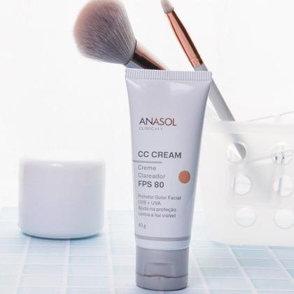 Imagem de Kit C2 CC Cream Clareador Com Cor FPS80 40g - Anasol
