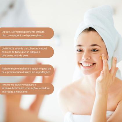 Imagem de Kit C2 CC Cream Clareador Com Cor FPS80 40g - Anasol