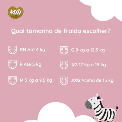 Imagem de Kit C2 Fralda Descartável Infantil XG Jumbinho - Mili Baby