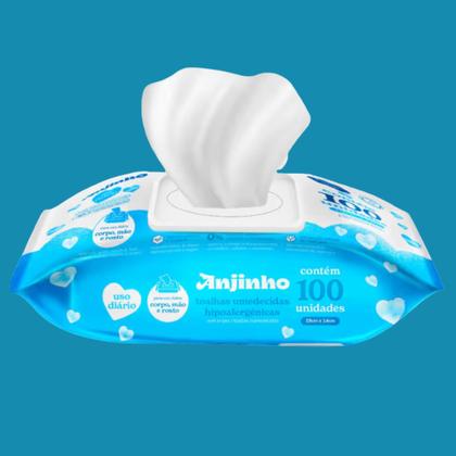 Imagem de Kit C2 Lenço Umedecido Leve 100 Pague 90 - Anjinho